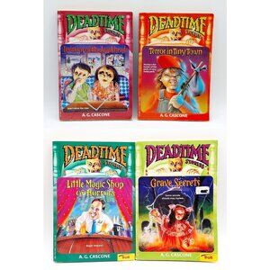 Dead time Stories Lot of 4 Books A. G. Cascone #1,2,6,8  Novels 1996-97 Vintage